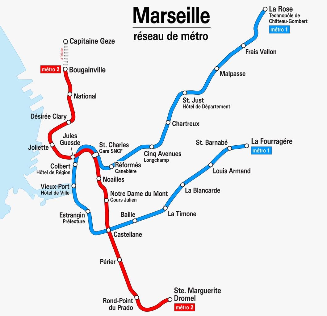 Marseille metro karta som pdf