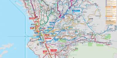 Marseille transport karta