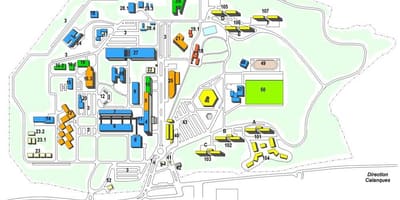 Karta över Marseille skolan